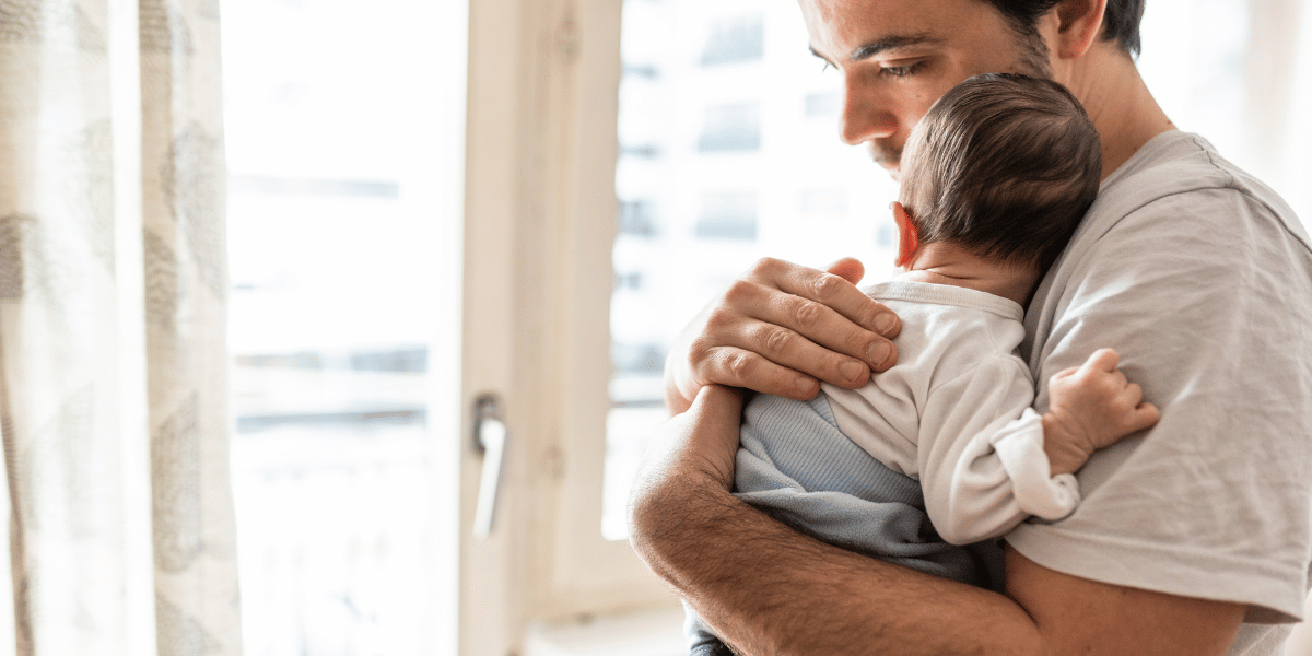A parent on Neonatal Care Leave
